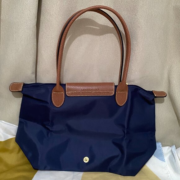Longchamp Navy Blue Foldable Tote Bag - Picture 5 of 9